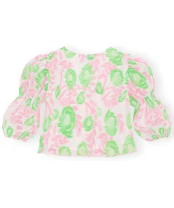 Pleated Georgette Blouse