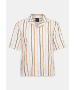 Reg Fit Ss Multi Stripe