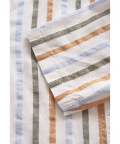 Reg Fit Ss Multi Stripe