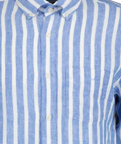 Reg Linen Wide Stripe