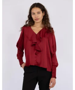 Sandie Sateen Blouse