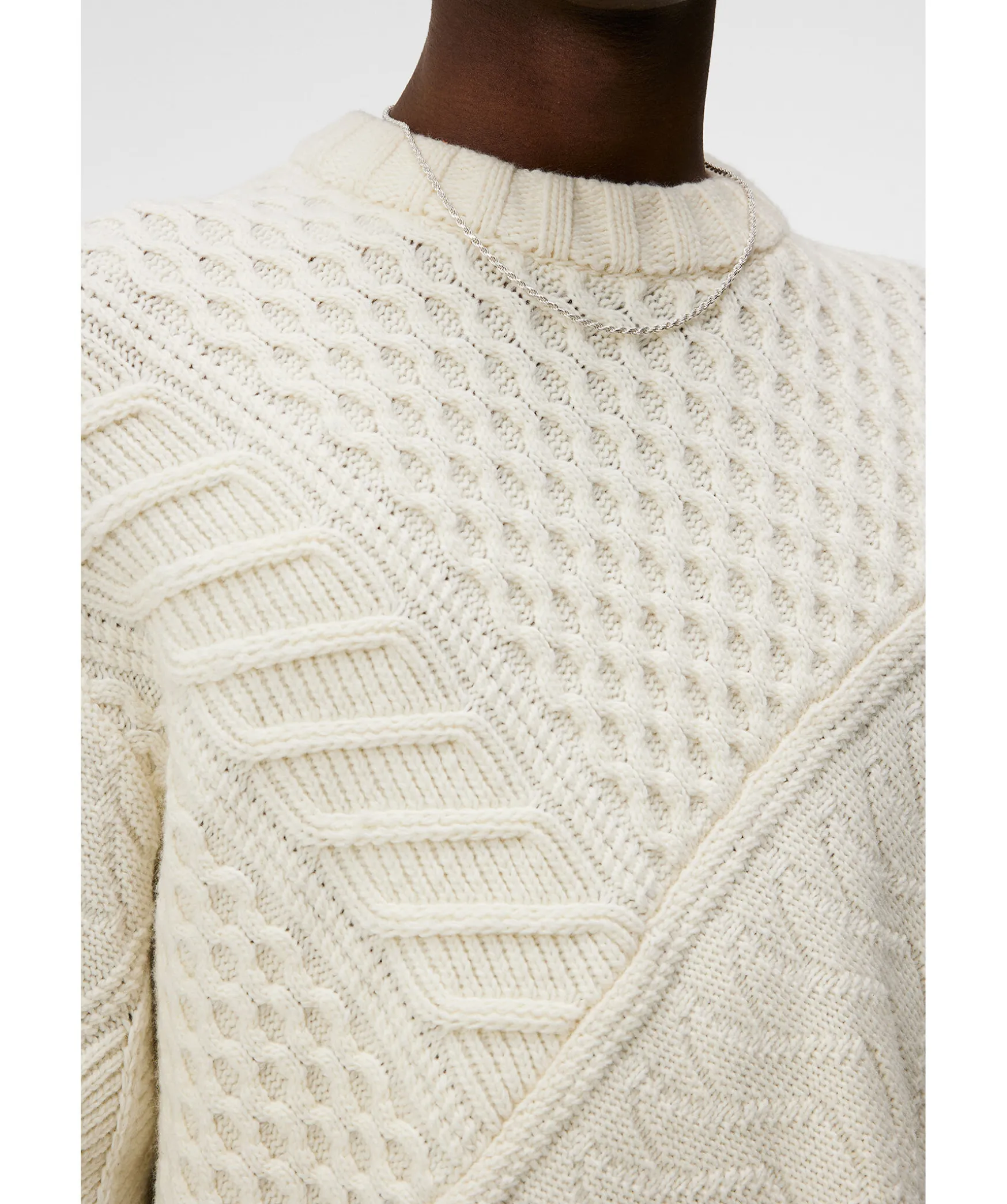 Savio Cable Mock Neck