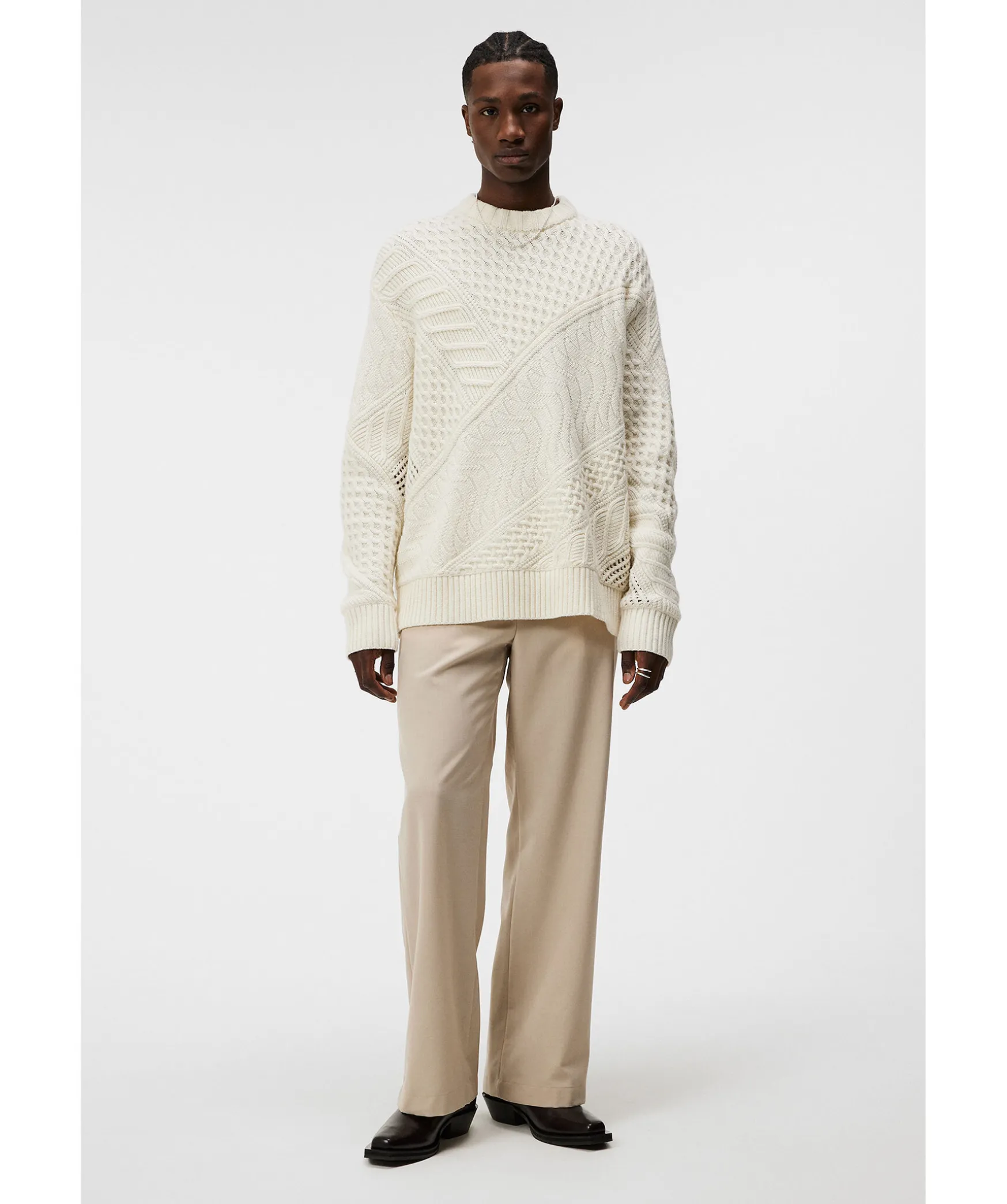 Savio Cable Mock Neck