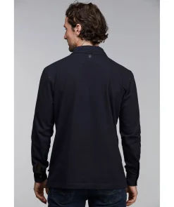 Shirt Collar Polo Ls