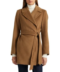 Shot Wrap Wool Coat