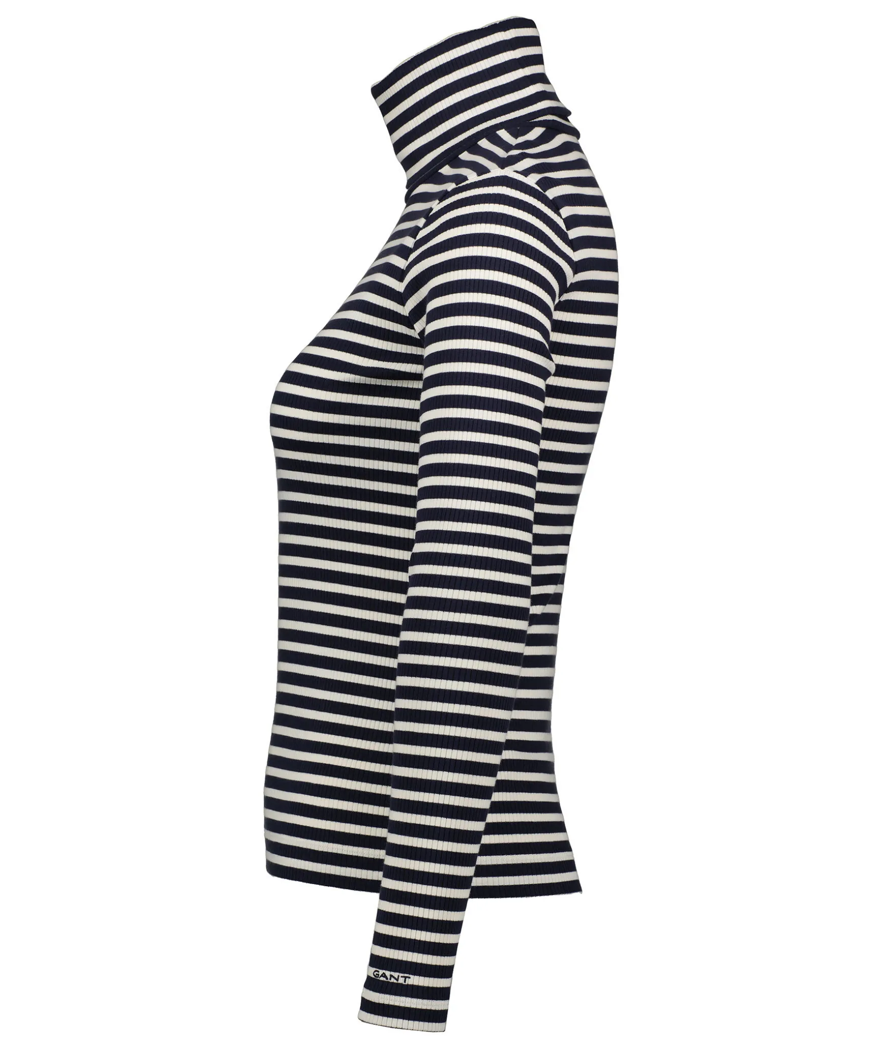 Slim Rib Turtleneck Top