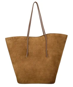 Soft Tulip Suede Tote