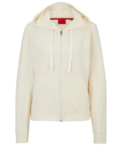 Sporty Logo Zip Hoodie