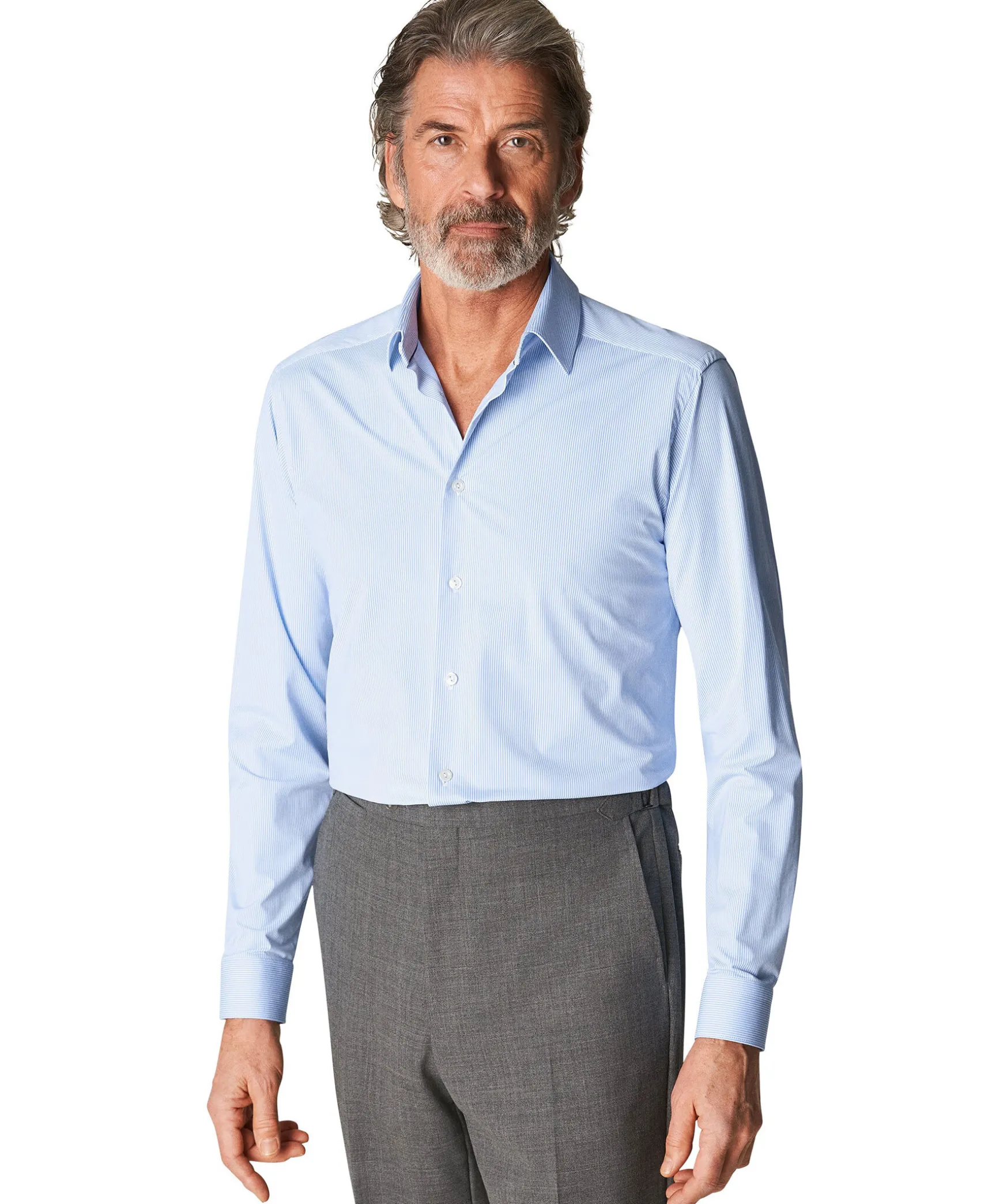 Stripe 4-Way Stretch Slim