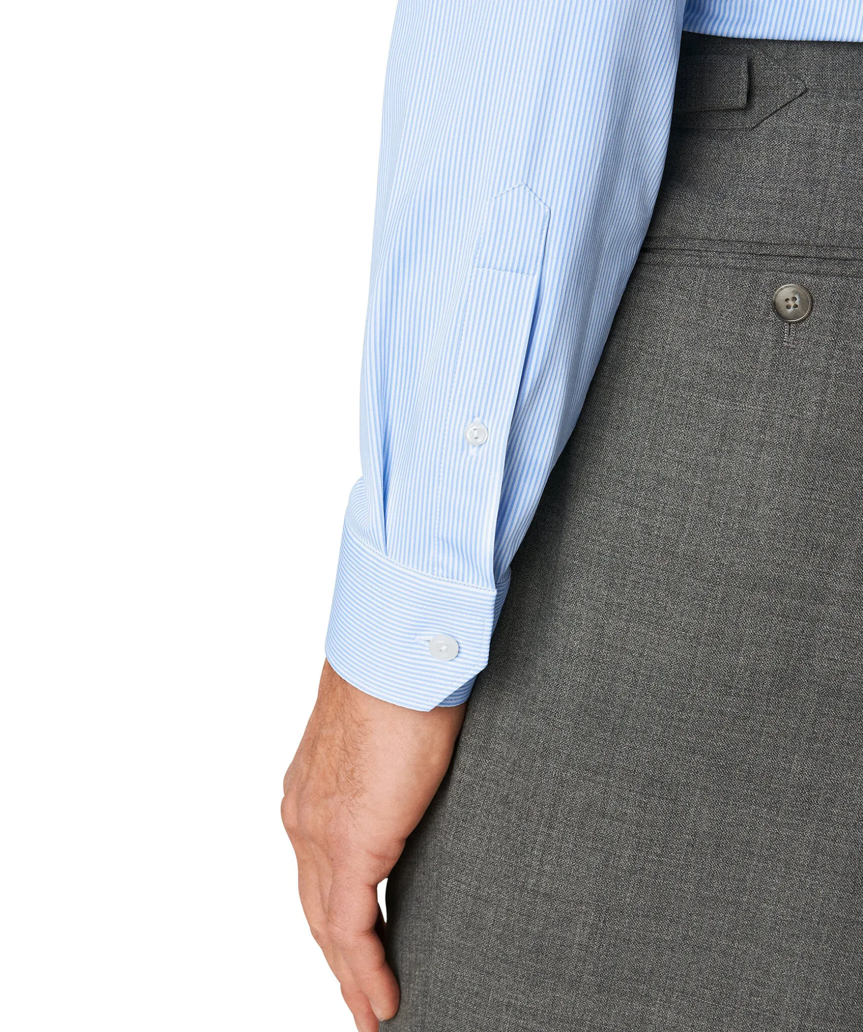 Stripe 4-Way Stretch Slim