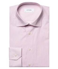 Striped Poplin Slim