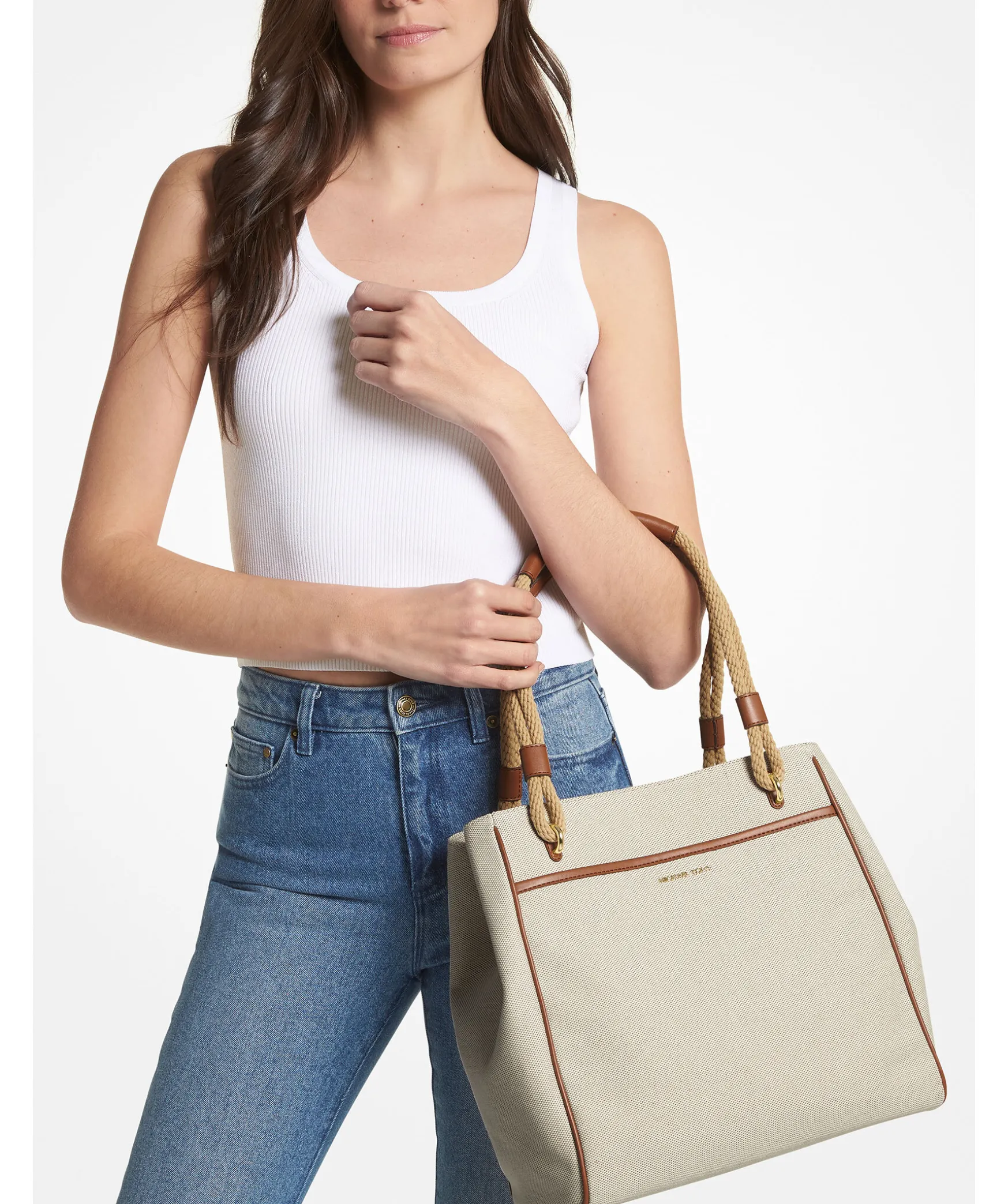 Talia Lg Canvas Tote Bag