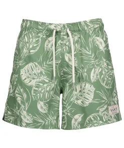 Tropical Leafs Swim Short