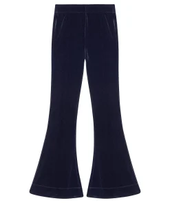 Velvet Jersey Flared Pant