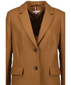 Wool Blend Classic Coat