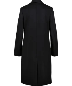 Wool Blend Tailored Coat