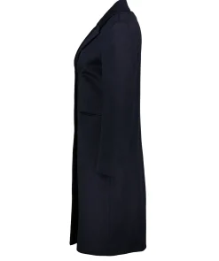 Wool Blend Tailored Coat