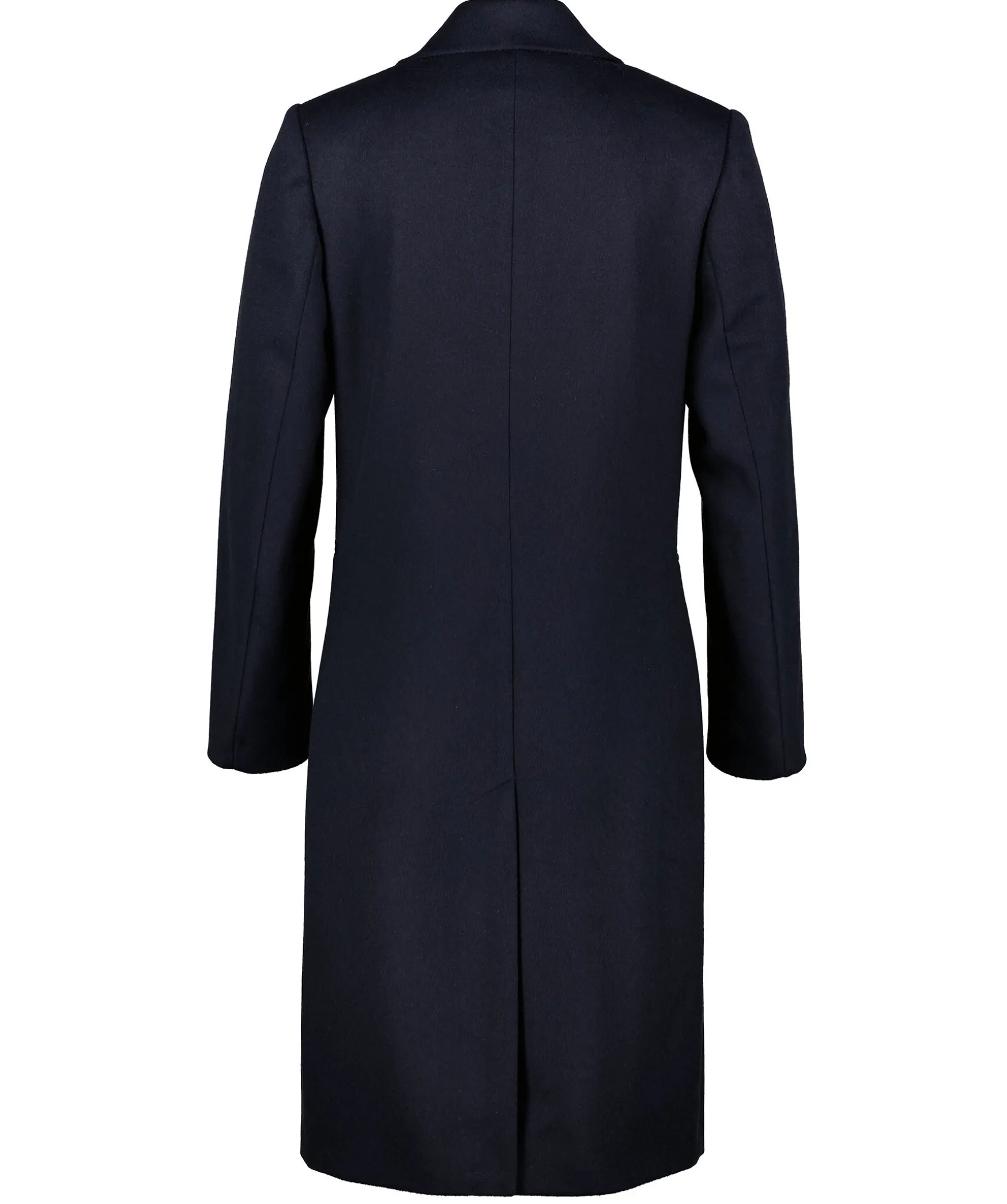 Wool Blend Tailored Coat
